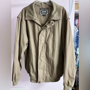 Men’s Jacket/Coat, Size 2XLT, Khaki/Tan, Full Front Zipper, Pacific Trail